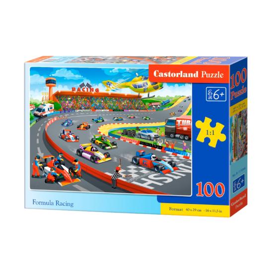 Puzzle 100 pièces Castorland Formula Racing