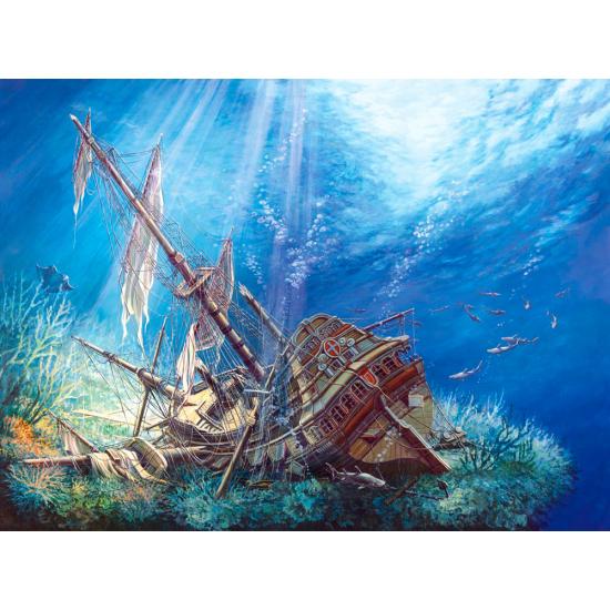 Castorland Puzzle Galion englouti 2000 pièces