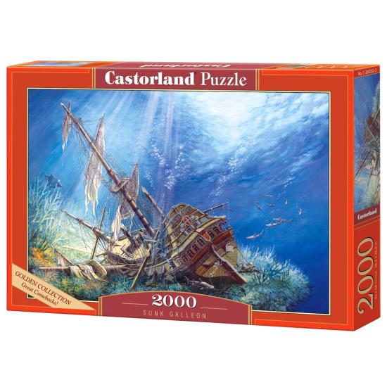 Castorland Puzzle Galion englouti 2000 pièces