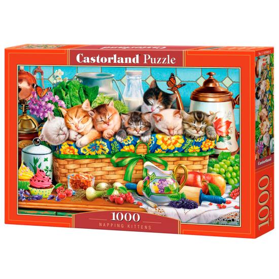 Puzzle Castorland Chatons Qui Font la Sieste 1000 pièces Puzzle Castorland Chatons Qui Font la Sieste 1000 pièces