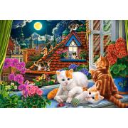 Castorland Chatons sur le toit Puzzle 1500 pièces