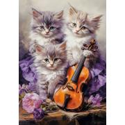 Puzzle Castorland Chatons Musicaux 500 pièces