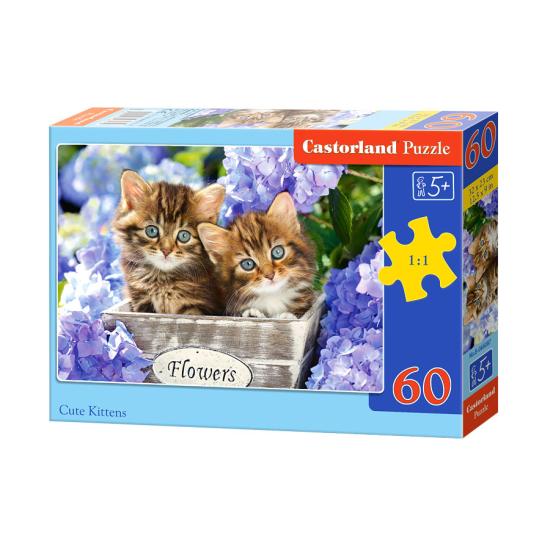 Castorland Puzzle Précieux Chatons 60 pièces