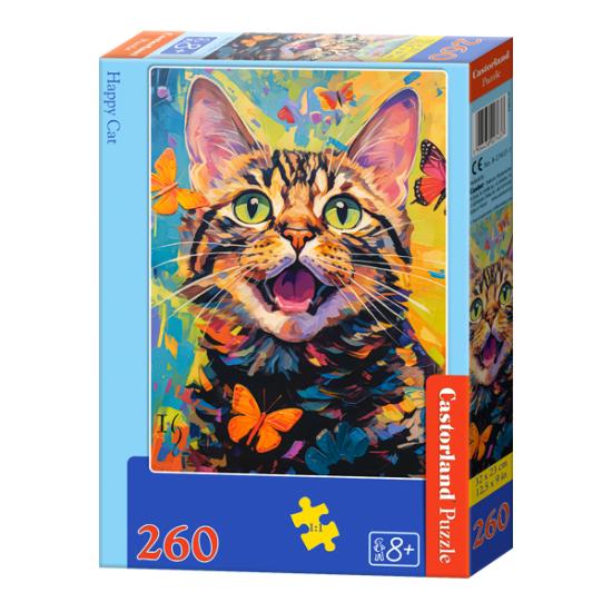 Puzzle Castorland Chat Heureux 260 pièces Puzzle Castorland Chat Heureux 260 pièces