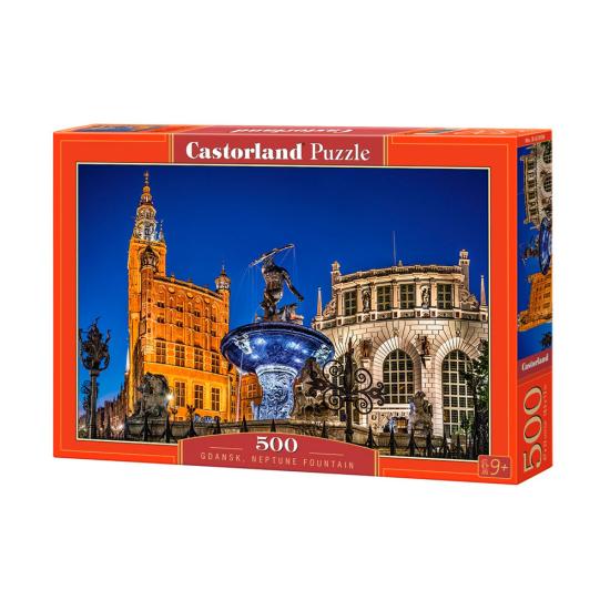 Puzzle Castorland Gdansk, Fontaine de Neptune 500 pièces