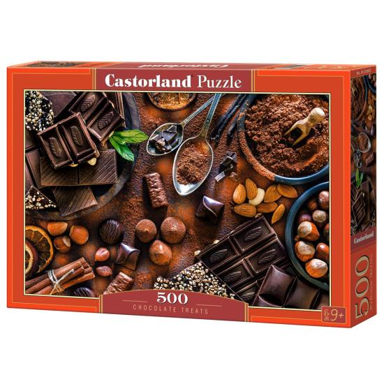 Puzzle Castorland Friandises au Chocolat de 500 Pieces