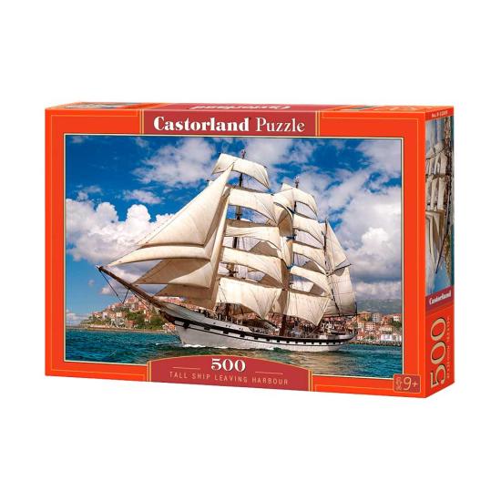 Castorland Puzzle Grand Navire Quittant le Port 500 Pièces