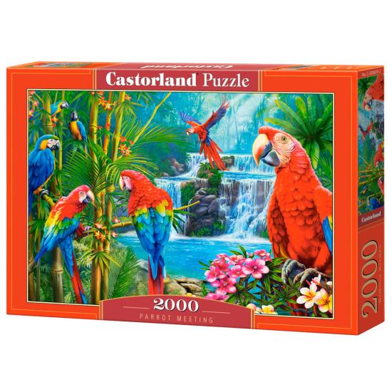 Puzzle Castorland Groupe de Perroquets 2000 pièces