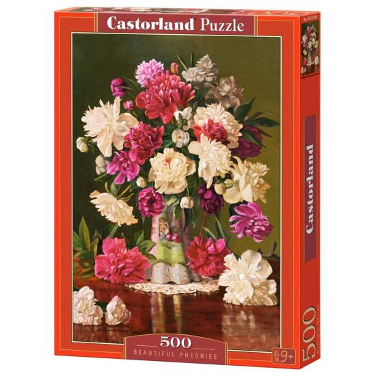 Puzzle Castorland Belles Pivoines 500 pièces