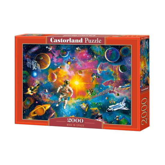 Castorland Puzzle Homme dans l'Espace 2000 pièces