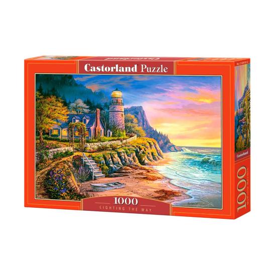 Puzzle Castorland éclairant le chemin 1000 pièces Puzzle Castorland éclairant le chemin 1000 pièces