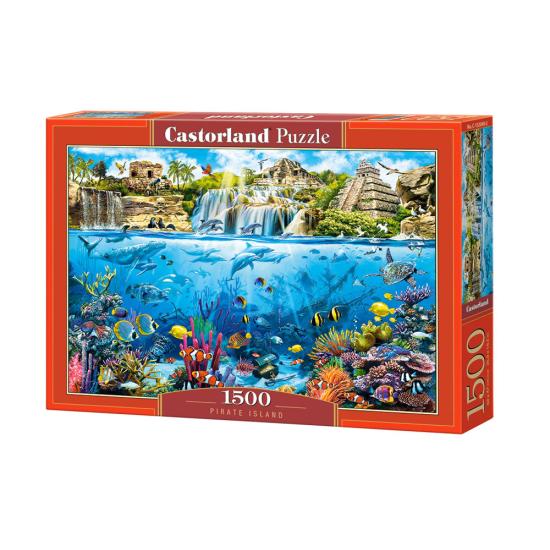 Puzzle Castorland L'île aux pirates 1500 pièces
