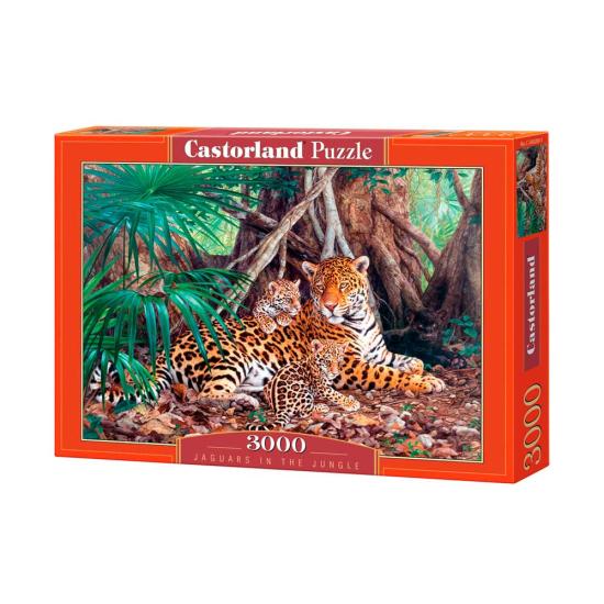 Puzzle Castorland Jaguars dans la jungle 3000 pièces