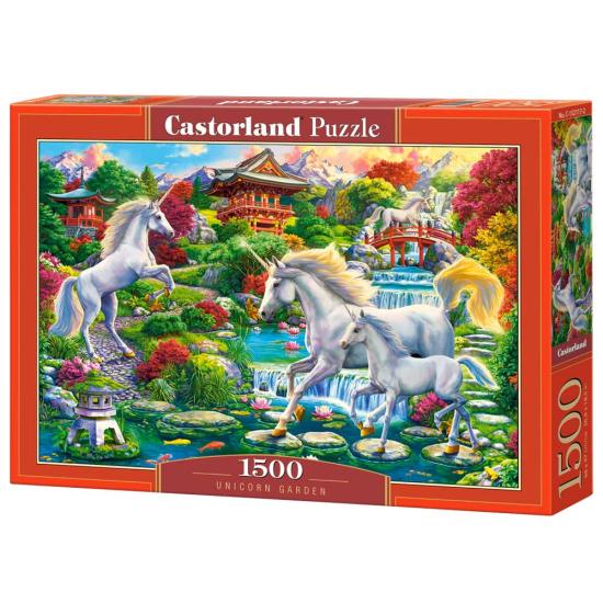 Puzzle Castorland Jardin Licorne de 1500 Pcs