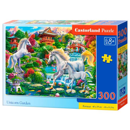 Puzzle Castorland Jardin Licorne de 300 Pieces