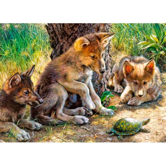 Puzzle Castorland Jouer avec une tortue 260 pièces