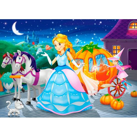 Castorland Cendrillon Puzzle 60 pièces