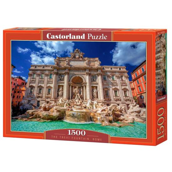 Puzzle Castorland La Fontaine De Trevi, Rome de 1500 Pcs