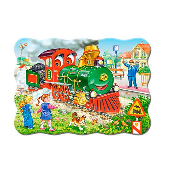 Puzzle Castorland La Locomotive verte 30 pièces