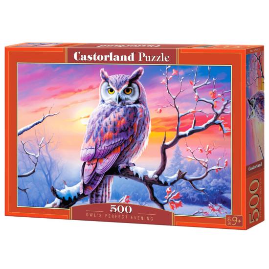 Puzzle Castorland La Soirée Parfaite De La Chouette 500 pièces