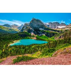 Puzzle Castorland Lac Grinnell, Parc National Des Glaciers 3000