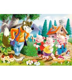 Puzzle Castorland Les Trois Petits Cochons 60 pièces