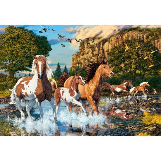 Puzzle Castorland Le Pays des Chevaux 1000 Pièces Puzzle Castorland Le Pays des Chevaux 1000 Pièces