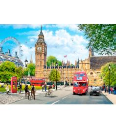 Puzzle Castorland Matinée bien Remplie à Londres 1000 Pcs