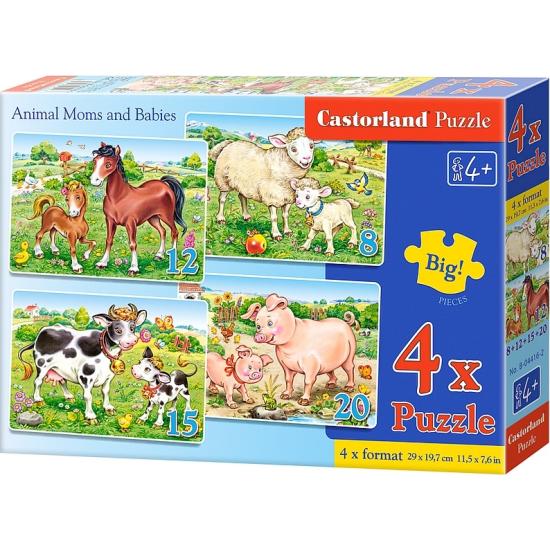 Puzzle Castorland Mère et fils 8+12+15+20