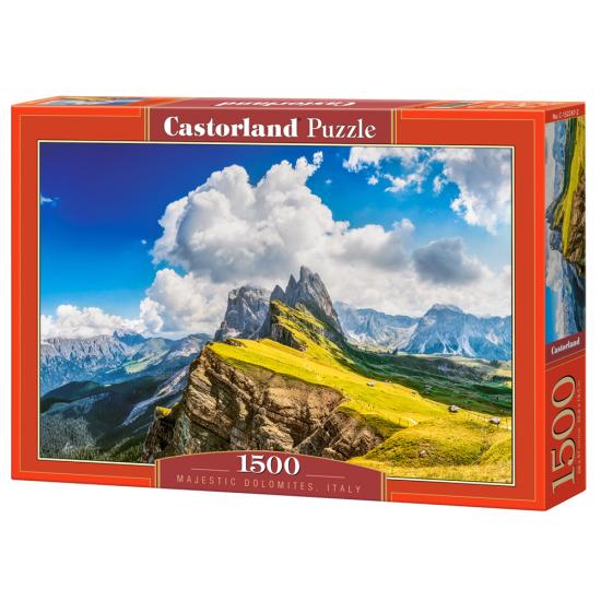 Puzzle Castorland Dolomites Majestueuses, Italie de 1500 Pcs