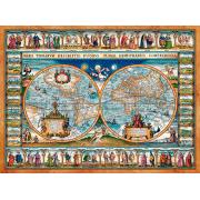 Puzzle Castorland Carte du Monde de 1639 de 2000 Pièces