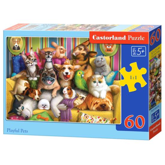 Puzzle Castorland Animaux Ludiques de 60 Pieces