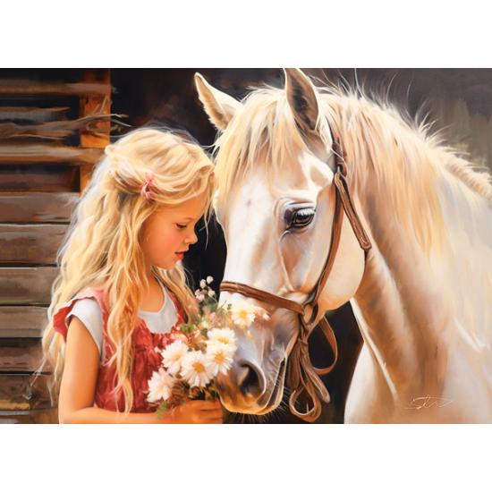 Puzzle Castorland Mon Ami Cheval 200 mcx Puzzle Castorland Mon Ami Cheval 200 mcx
