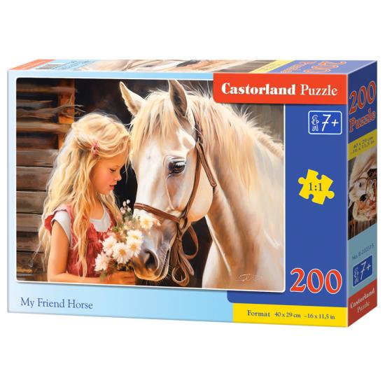 Puzzle Castorland Mon Ami Cheval 200 mcx Puzzle Castorland Mon Ami Cheval 200 mcx