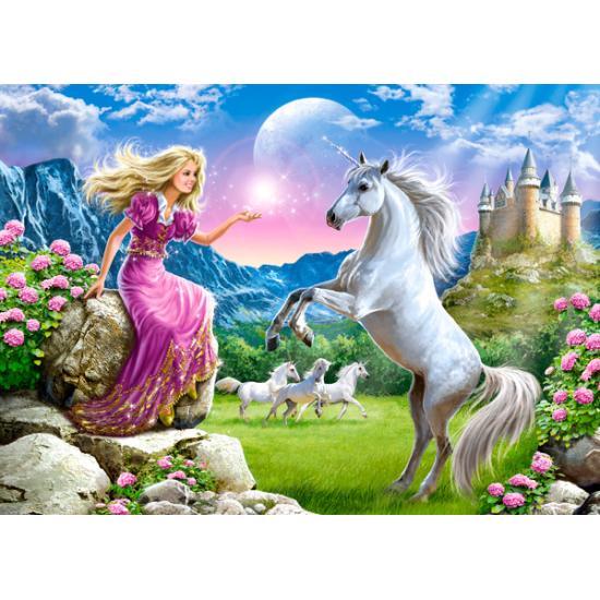 Puzzle Castorland Mon amie licorne 180 pièces