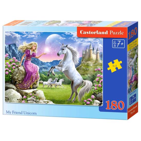 Puzzle Castorland Mon amie licorne 180 pièces
