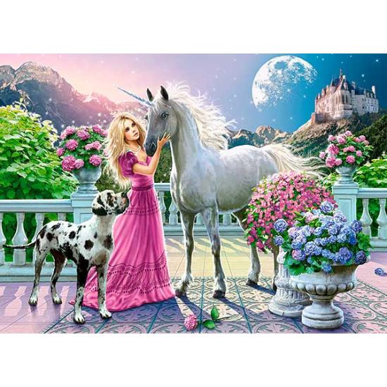 Puzzle Castorland Mon amie licorne 300 pièces