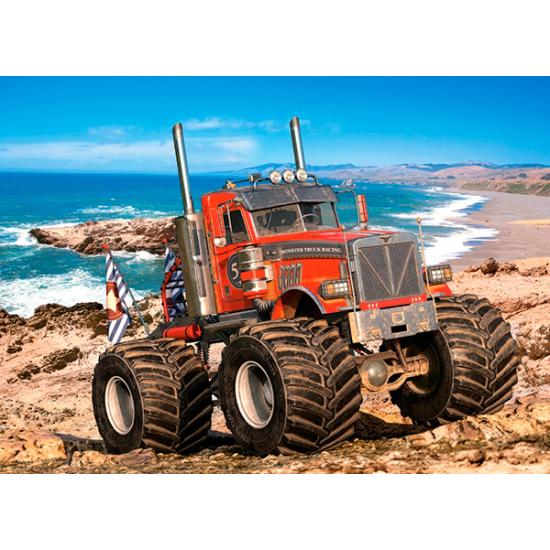 Castorland Monster Truck sur la côte rocheuse Puzzle 200 pièces