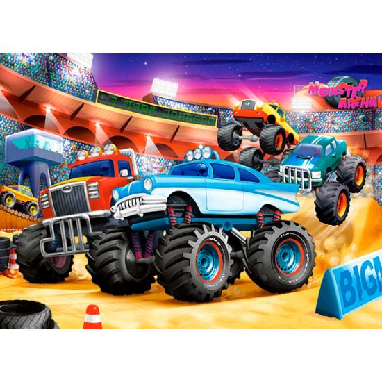 Castorland Monster Truck Show Puzzle 70 pièces