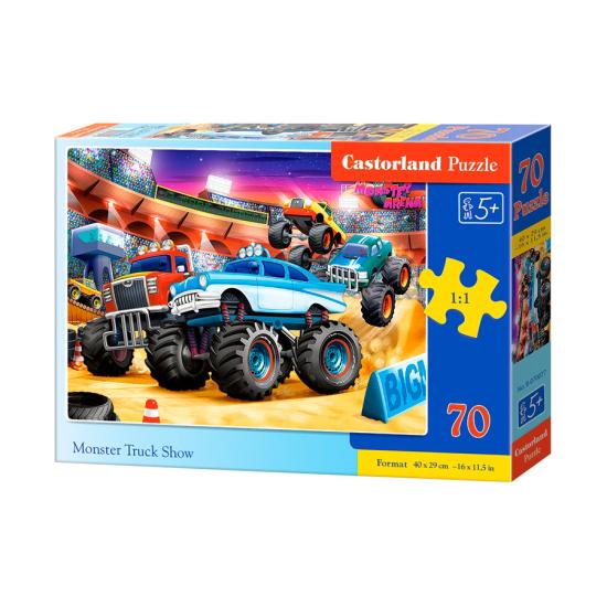 Castorland Monster Truck Show Puzzle 70 pièces