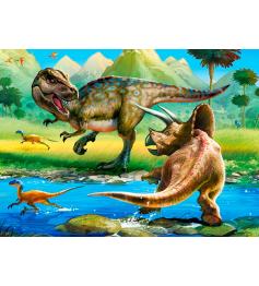 Puzzle Le monde des dinosaures de Castorland 100 pièces