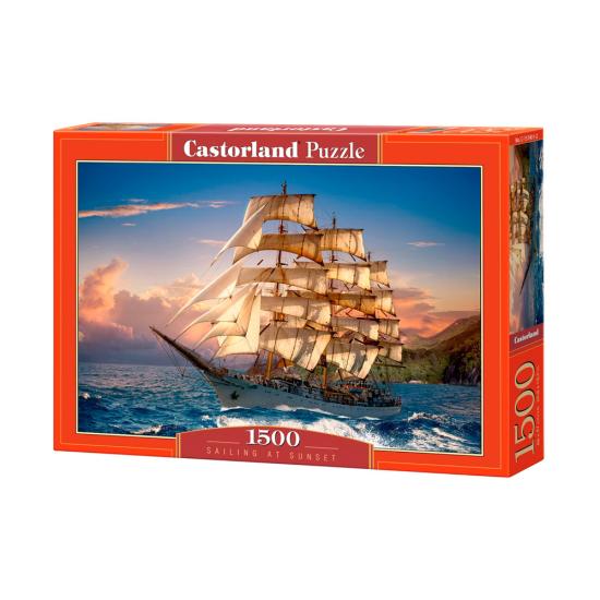 Puzzle Castorland Voile au coucher du soleil 1500 pièces