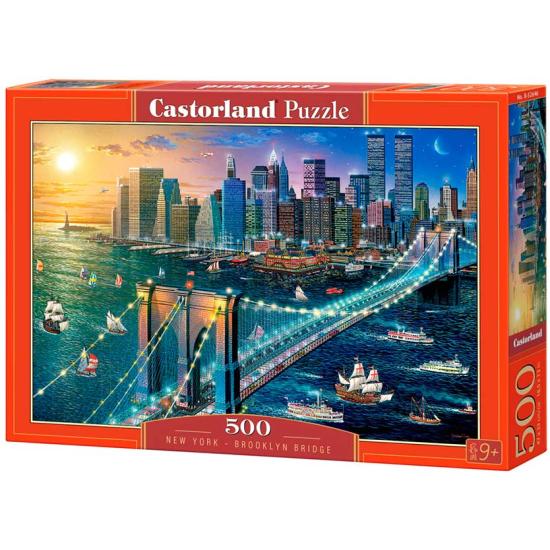 Puzzle Castorland New York, pont de Brooklyn 500 pièces