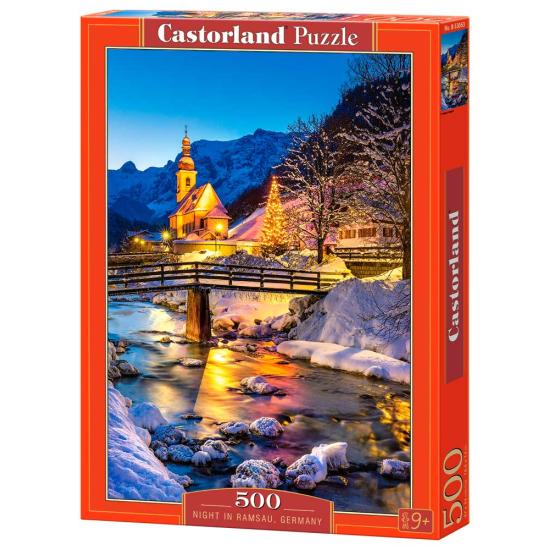 Castorland Nuit à Ramsau, Allemagne Puzzle 500 pièces