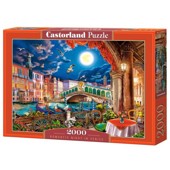 Puzzle Castorland Nuit Romantique à Venise 2000 Pièces
