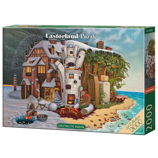 Puzzle Castorland Madère De La Veille De Noël  2000 pièces