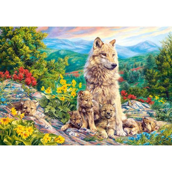 Puzzle Castorland Nouvelle génération de loups 1000 pièces