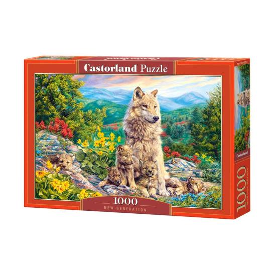 Puzzle Castorland Nouvelle génération de loups 1000 pièces