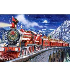 Puzzle Castorland Le Père Noël arrive 1000 pièces
