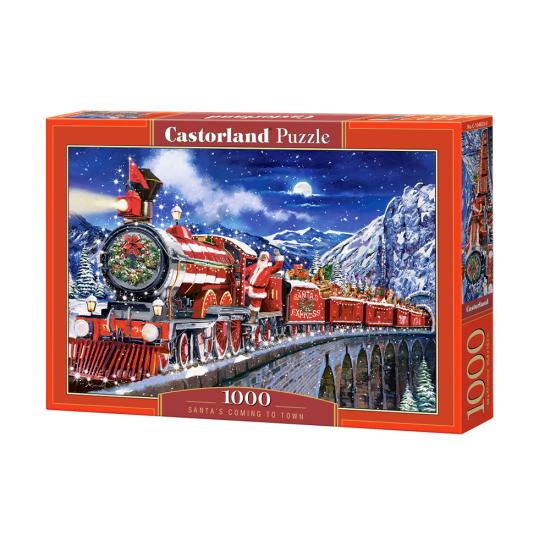 Puzzle Castorland Le Père Noël arrive 1000 pièces Puzzle Castorland Le Père Noël arrive 1000 pièces